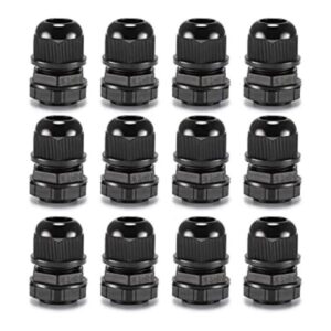 QILIPSU Prensaestopas de nailon NPT de 12 impermeable