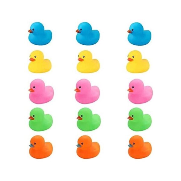 Juguetes de pato de baño 15 piezas coloridos mini patos_1