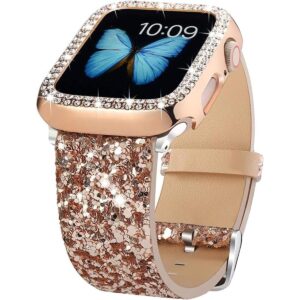 Bling Corras compatibles con Apple Watch Band de 38mm 40mm_1