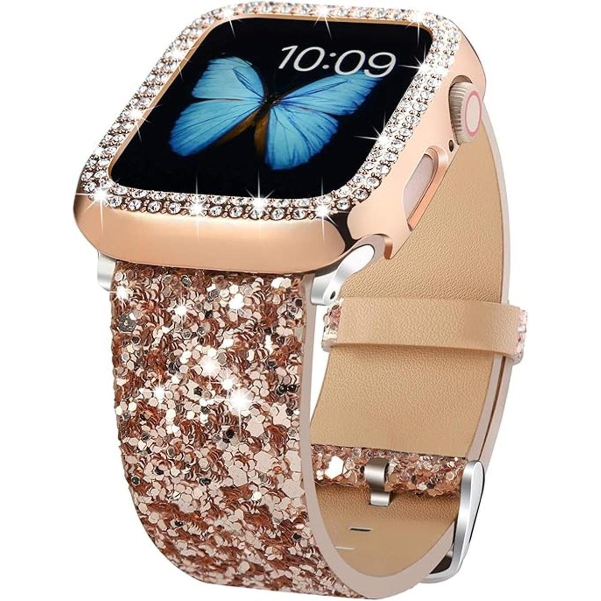 Bling Corras compatibles con Apple Watch Band de 38mm 40mm