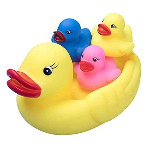 Juguetes de pato de baño patos de goma patos familiares_1