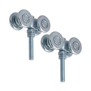 YUEBM 2 piezas de ruedas de rodillos de riel para riel de_1