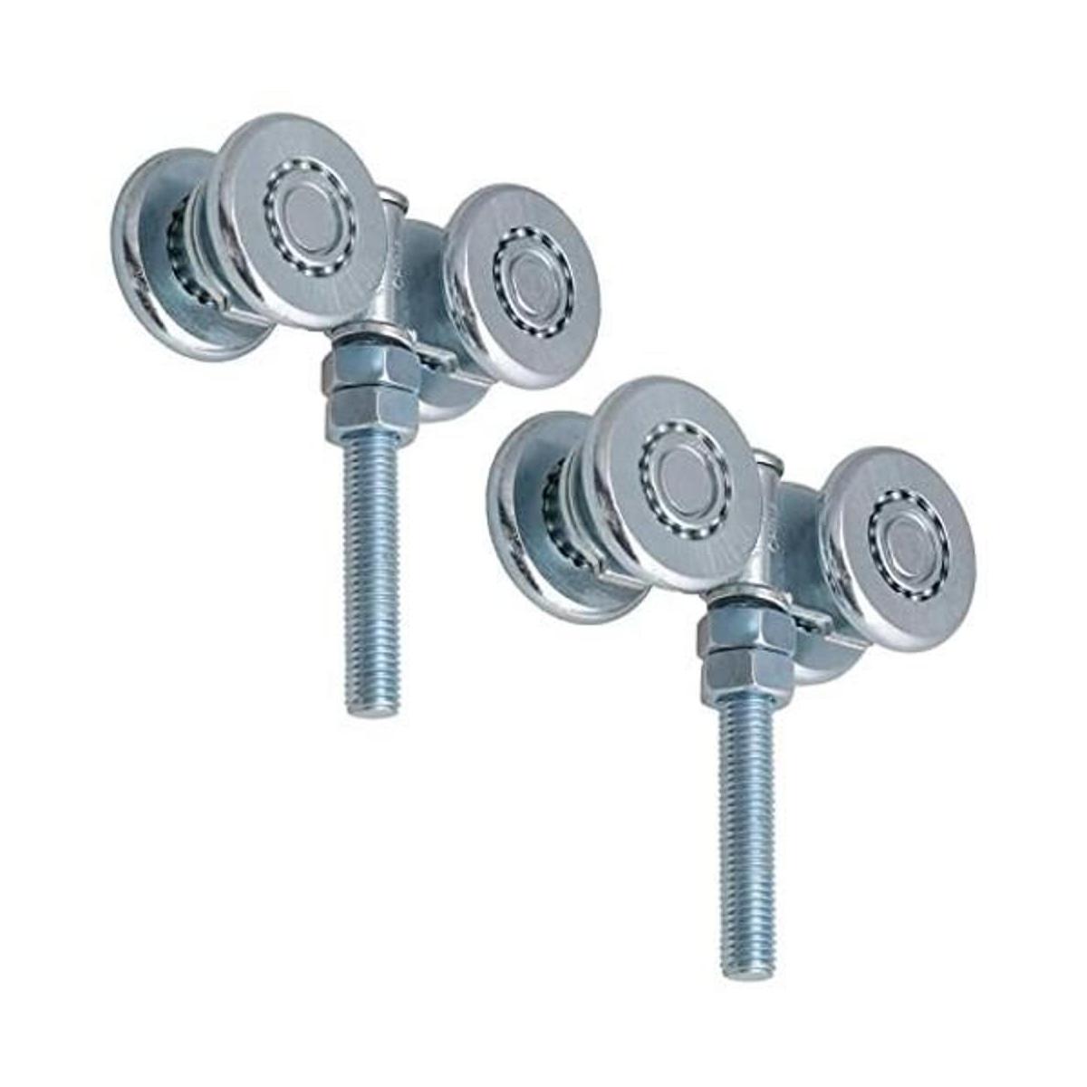 YUEBM 2 piezas de ruedas de rodillos de riel para riel de