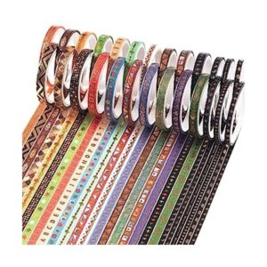 YUBX Juego de 26 rollos de cinta washi de tótem tribal_1