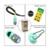 Soporte para bolsas de excremento de perro con linterna_2