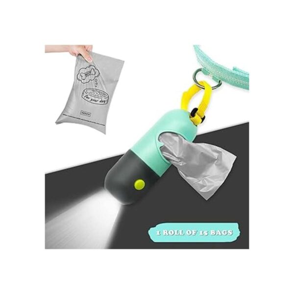 Bolsas de basura para excrementos de perro con linterna_2