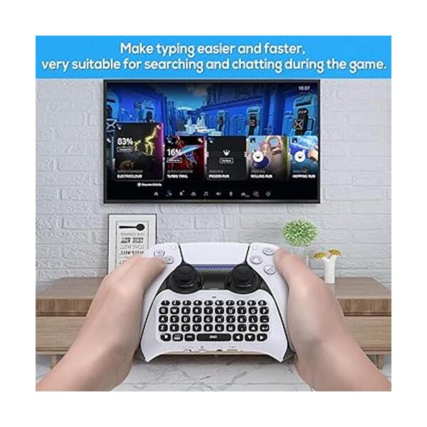 Teclado inalámbrico para controlador PS5 Bluetooth 3.0
