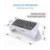 Teclado inalámbrico para controlador PS5 Bluetooth 3.0