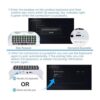 Teclado inalámbrico para controlador PS5 Bluetooth 3.0