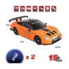 Auto de control remoto 124 de 2.4 GHz 4WD RC Drift auto_4