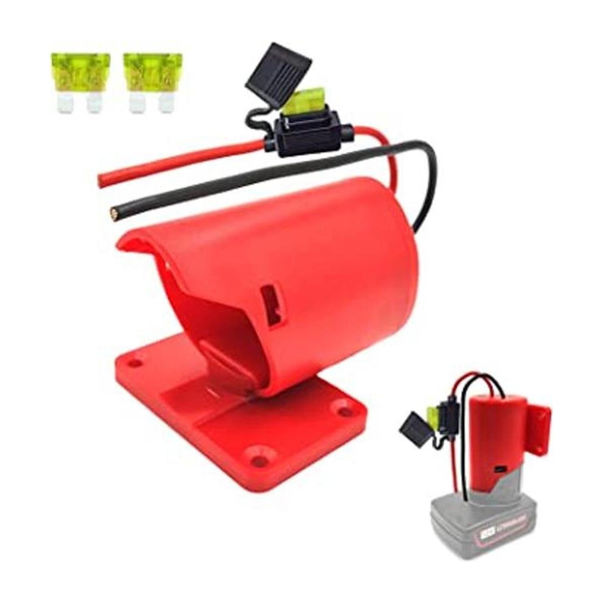 Adaptador de batería M12 con fusible adaptador de batería