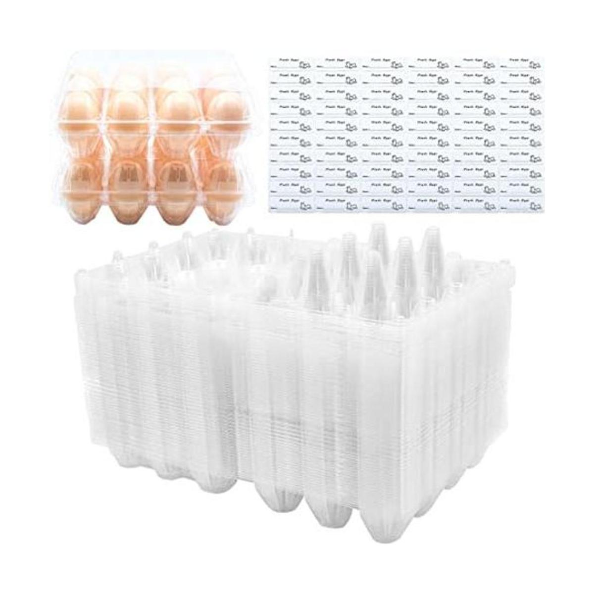 BULKBUY Cajas de huevos de 60 paquetes cajas de huevos en