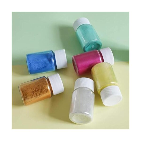 YSMNDE Pigmento de resina en polvo de mica 20 colores