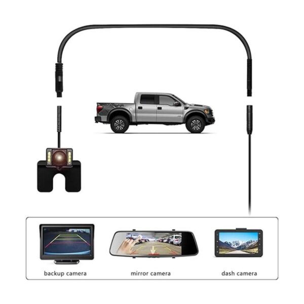 Dash Cam Cable de extensión para cámara de visión trasera_4