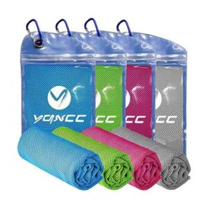YQXCC Paquete de 4 toallas de enfriamiento 40 x 12_1