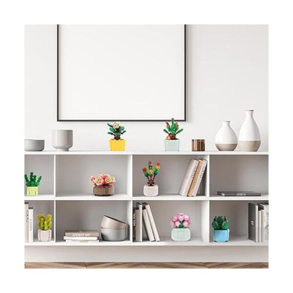 Juego de construcción de ramo de flores decoración de_5