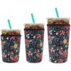 YR Funda aislante de neopreno reutilizable para tazas de_1