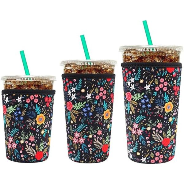 YR Funda aislante de neopreno reutilizable para tazas de_1