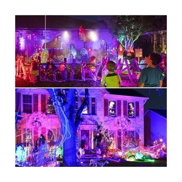 YQNLIFA Paquete de 2 luces LED negras de 120 W luz de_2