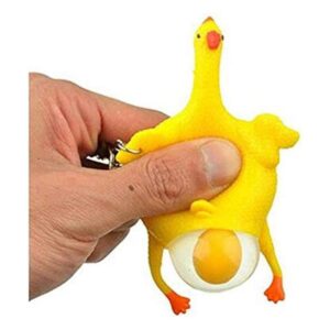 YOYOSTORE Llavero de 3.5 in para exprimir gallinas y huevos_1
