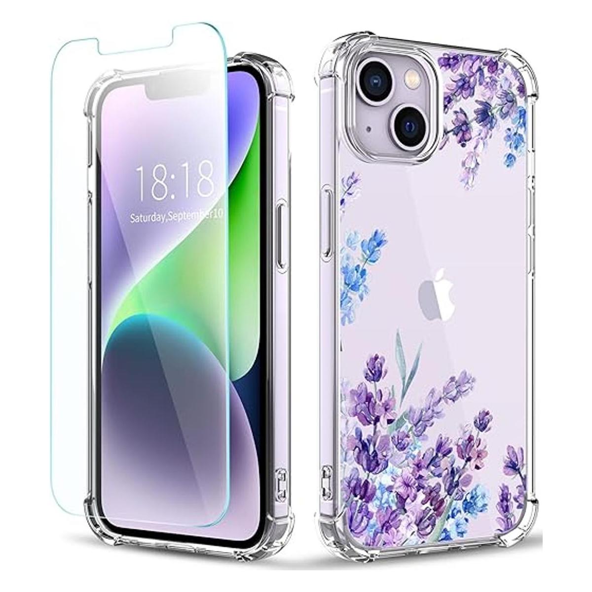 YOYORI Funda para iPhone 14 Plus con protector de