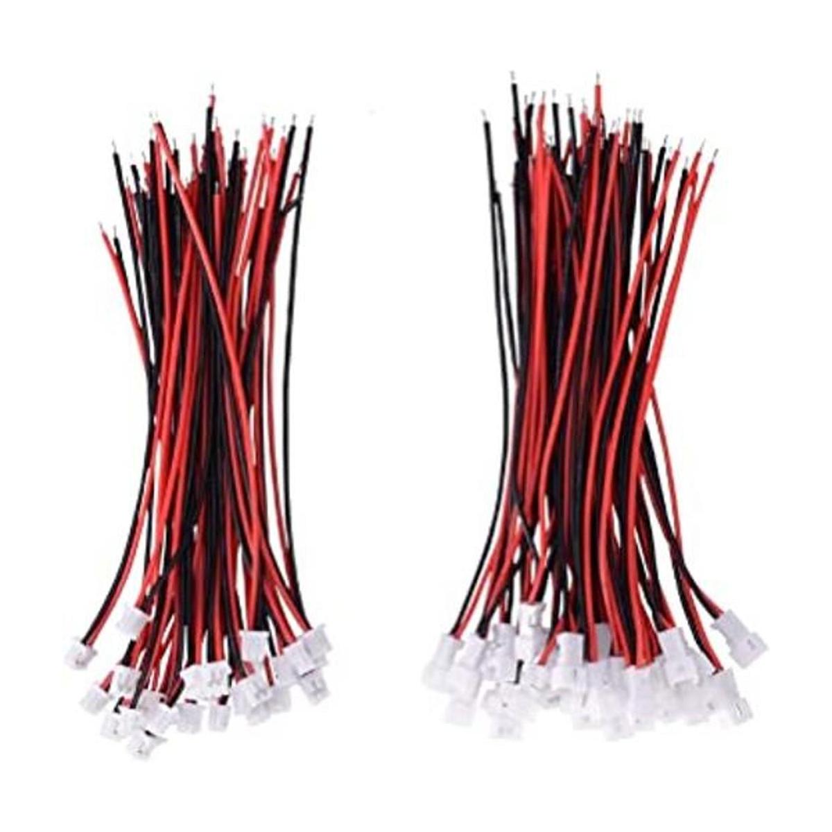 Letool 30 Pairs JST 1.25mm 2 Pin Micro Male Female