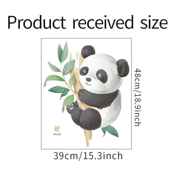 Calcomanías de pared de rama de panda y árbol calcomanías