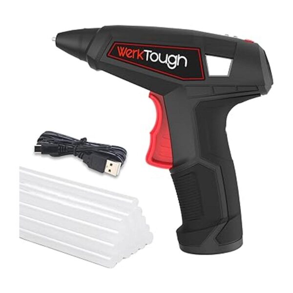 Wertough Pistola de pegamento inalámbrica de