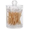 YOUEON Paquete de 6 dispensadores Qtip con tapa soporte_3