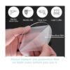30 discos acrílicos transparentes de 4 pulgadas disco