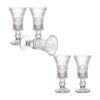 YOUEON Paquete de 12 mini vasos de vino de 1.2 onzas