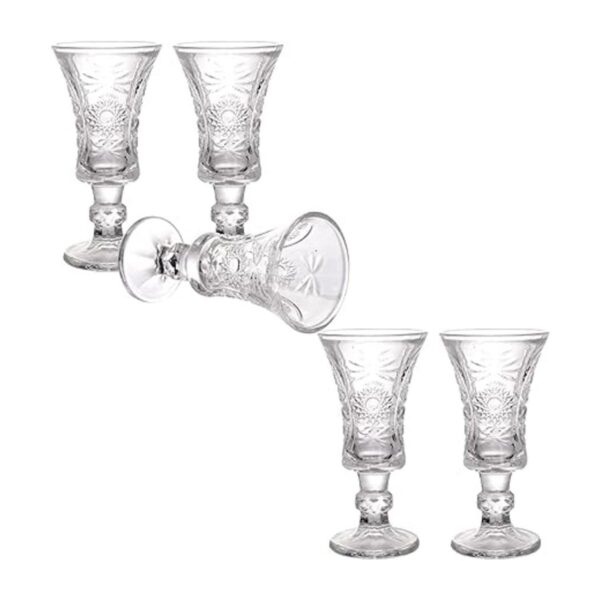 YOUEON Paquete de 12 mini vasos de vino de 1.2 onzas