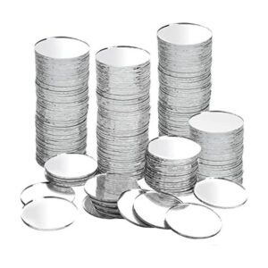 Youeon 200 espejos pequeños redondos de cristal de 1