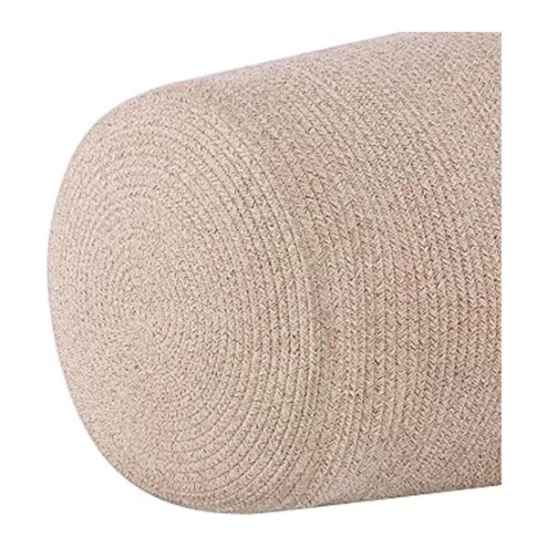 Cesta tejida extra grande de 105 L con asas de cuerda de_6