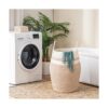 Cesta tejida extra grande de 105 L con asas de cuerda de_3