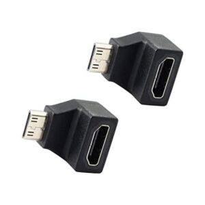 Mini adaptador HDMI ángulo recto de 90 grados conector_1