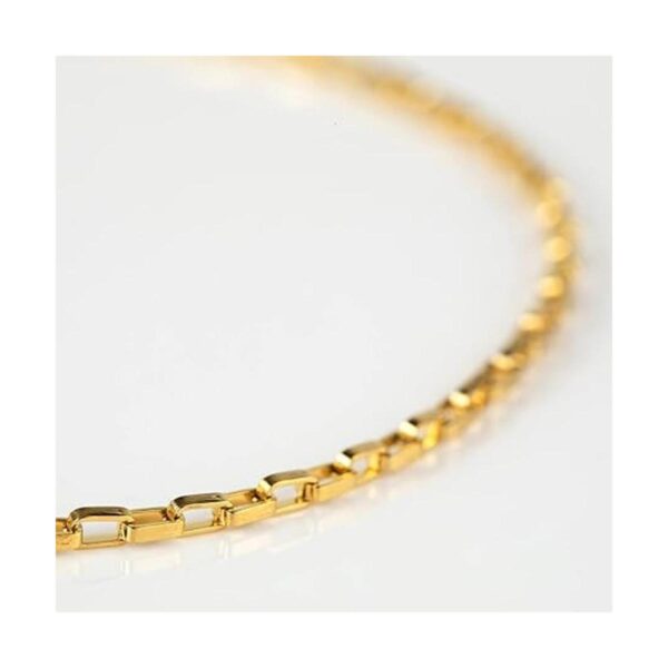 YOUBEIYEE Cadena chapada en oro de 16.4 pies cadena de