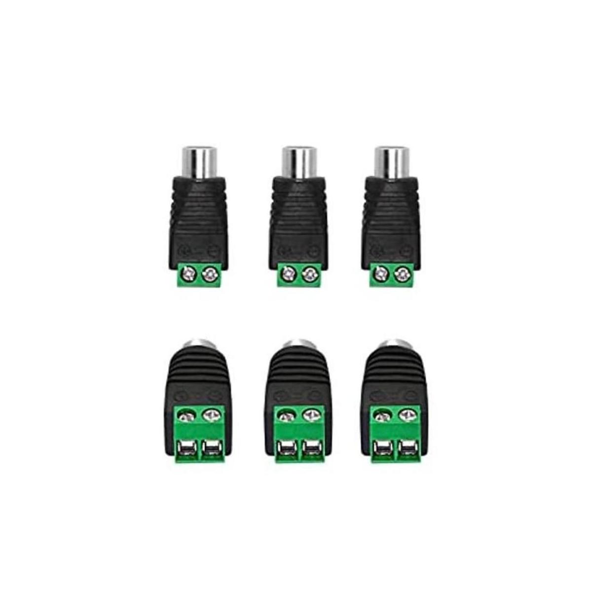 PNGKNYOCN Adaptador de audio RCA a conector de terminal de