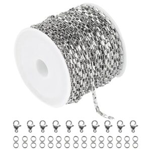 YOUBEIYEE Cadena de plata de 33 pies para hacer joyas