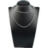 YOUBEIYEE Cadenas chapadas en plata de 16.4 pies cadenas