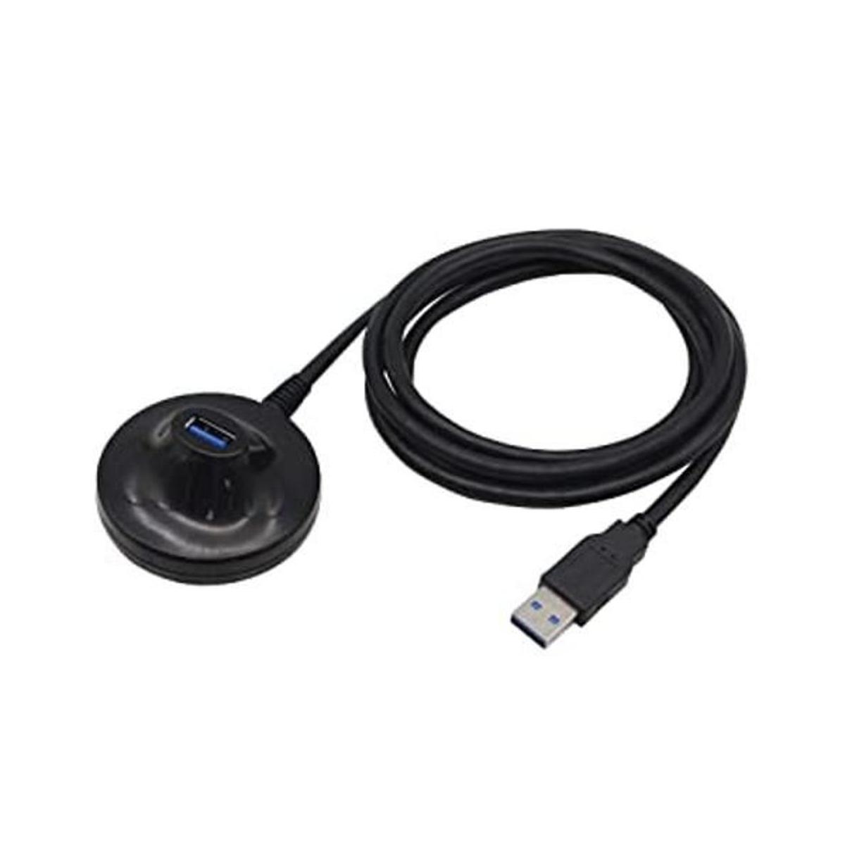 Cable de extensión USB 3.0 de 4.7 pies con pedestal macho