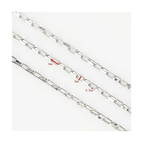 YOUBEIYEE Cadena de plata de 33 pies para hacer joyas