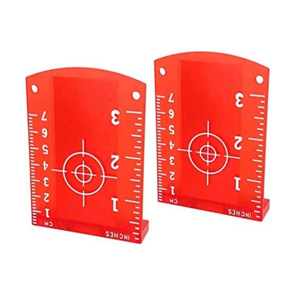 Láser Targets 2 placas de tarjeta láser de suelo