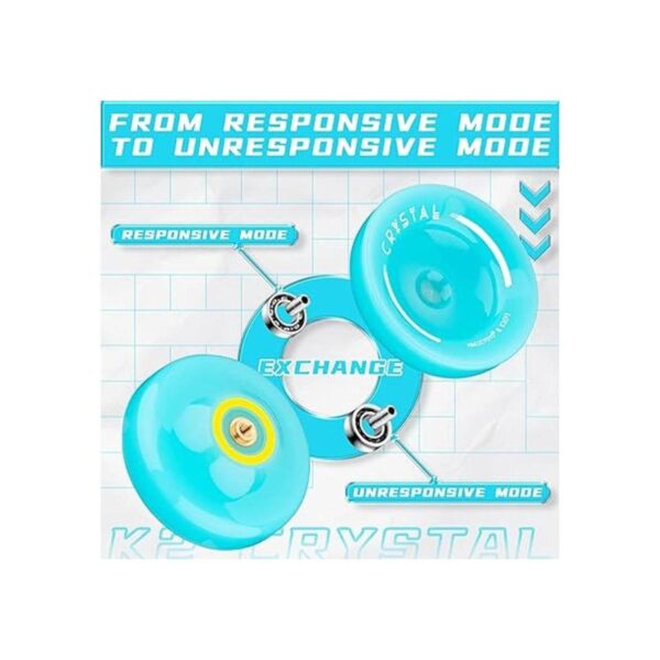 YOSTAR Yoyo K2 Plus Crystal Yoyo para niños Yoyo sensible_4