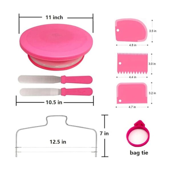 YOQXHY Kit de decoración de pasteles de 90 piezas con