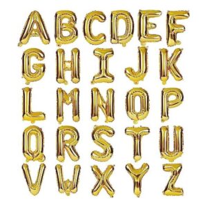 YOOGEE Globos de letras de 16 pulgadas con letras del