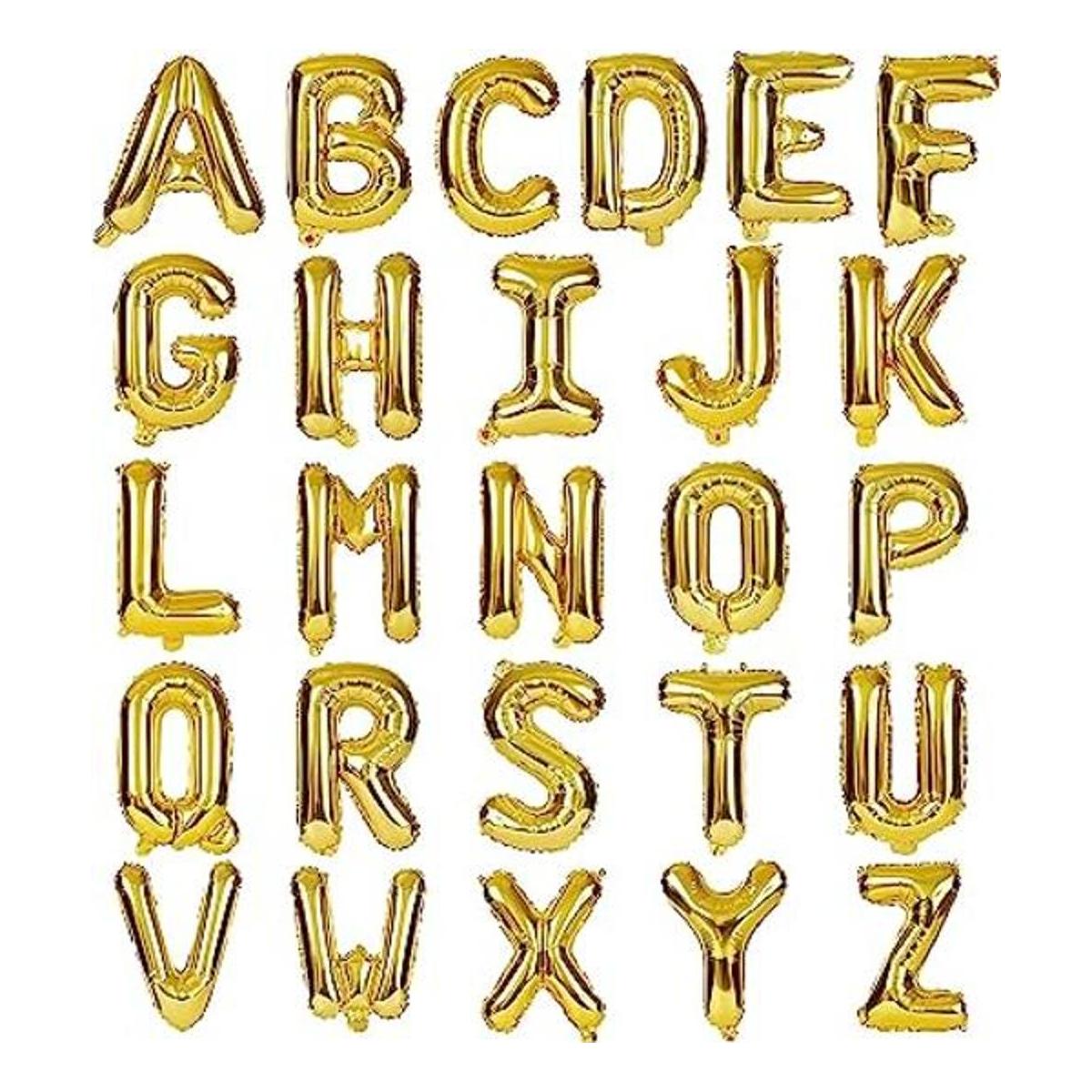 YOOGEE Globos de letras de 16 pulgadas con letras del