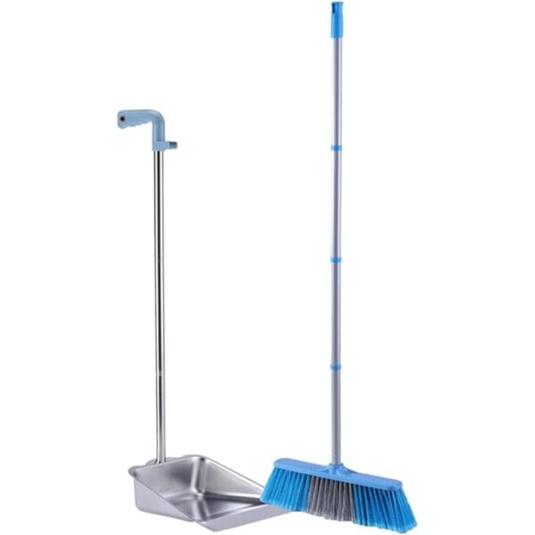 YONILL Juego de escoba y recogedor para el hogar escoba