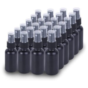YONKON Botella de cristal con pulverizador de 2 oz