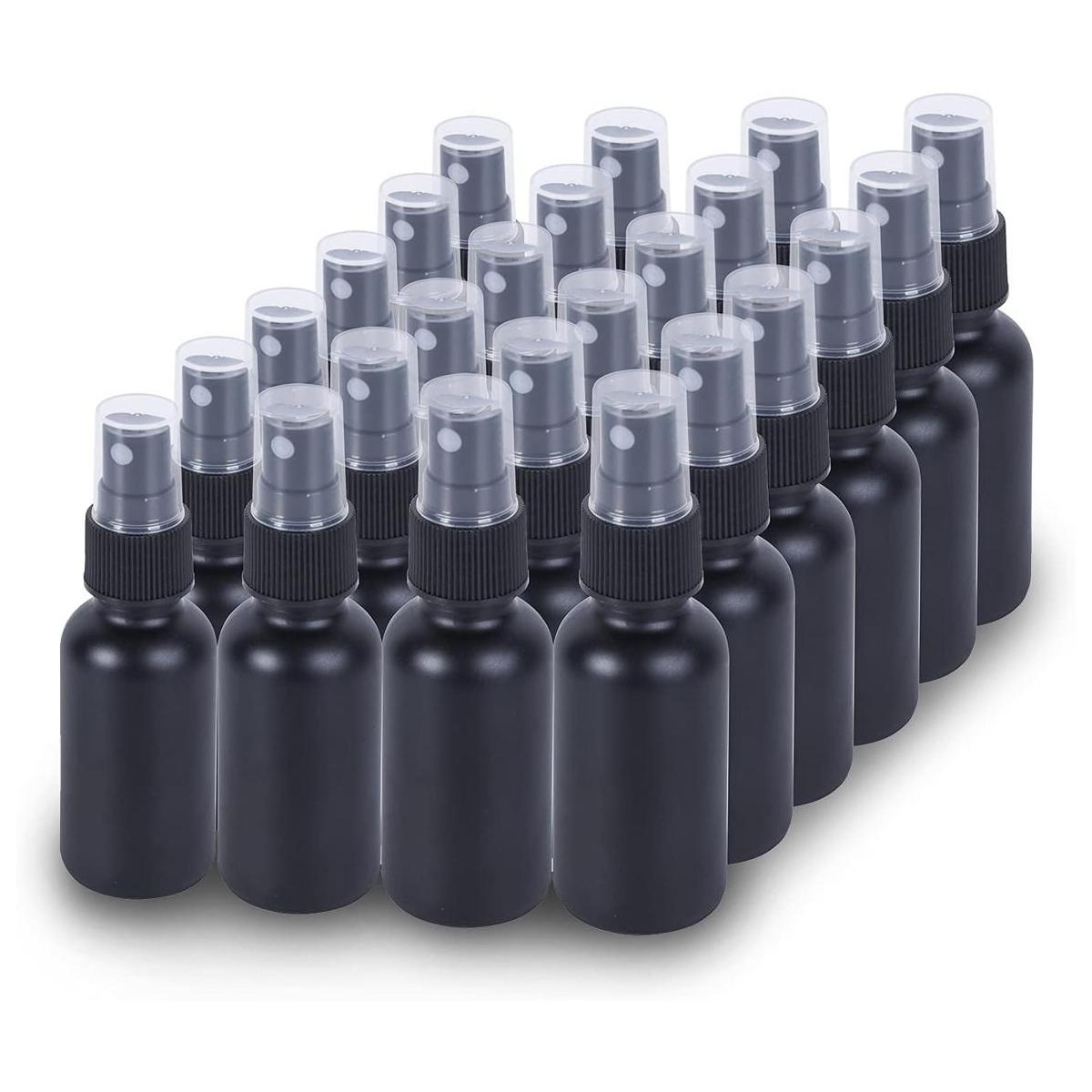 YONKON Botella de cristal con pulverizador de 2 oz